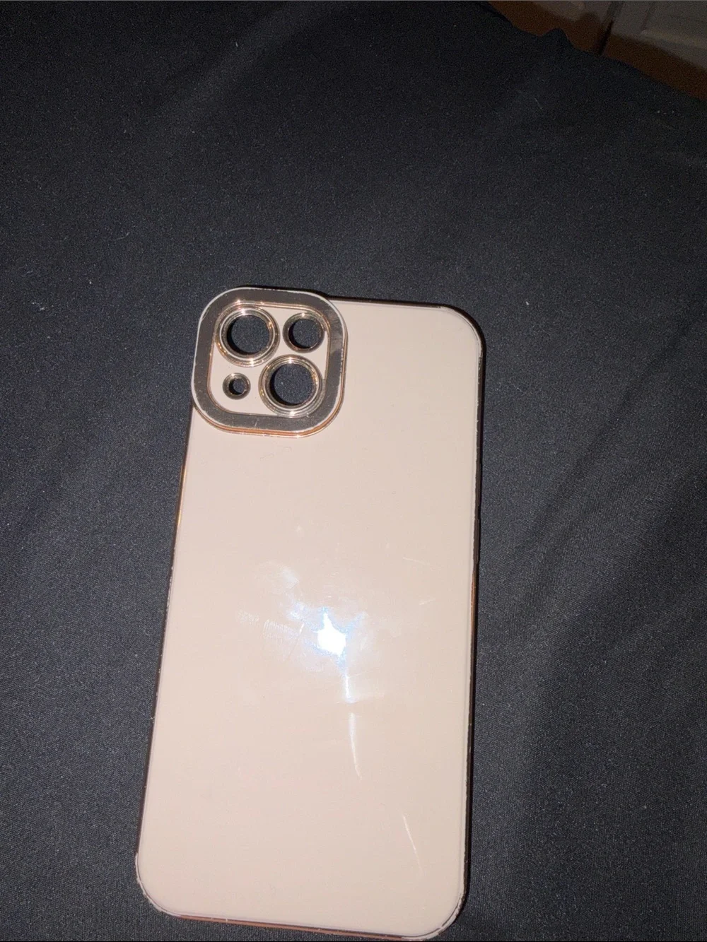 Gold Beige Camera-Style iPhone 13 case